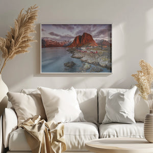 When the sun kisses Hamnoy