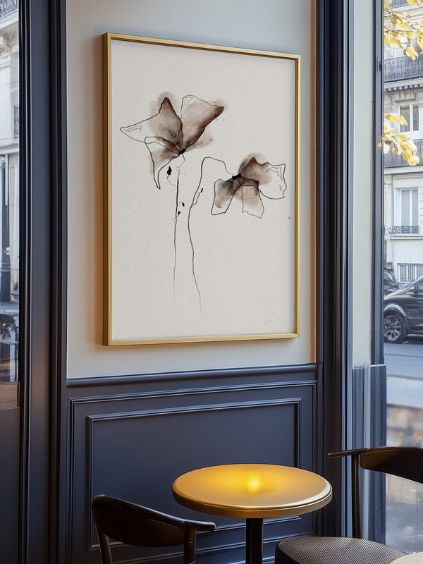 A Colorful Watercolor Floral Painting