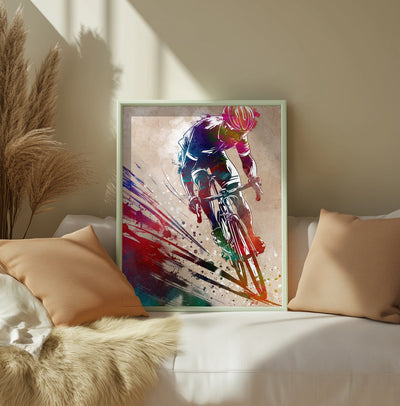 Biker Art Cycling Sport 2