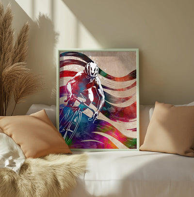 Biker Art Cycling Sport 1