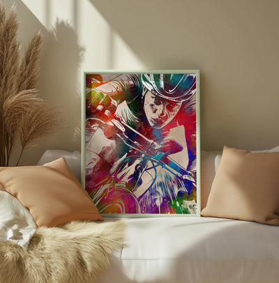 Biker Art Cycling Sport 3