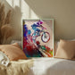 MTB Biker Art Cycling Sport 5