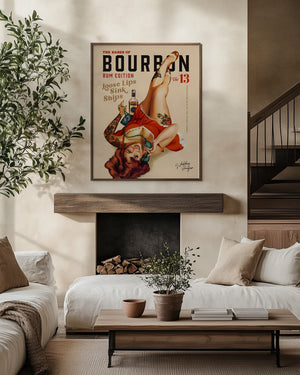 Babes of Bourbon Vol 13 Rom Drikke Pinup Pige Kunst