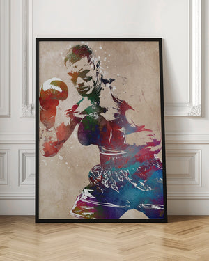 Boxing sport art
