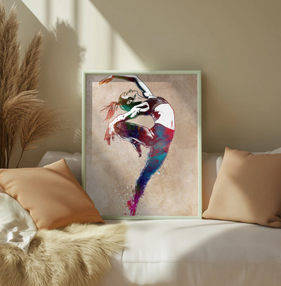 Gymnastics sport art