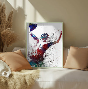 Water polo sport art