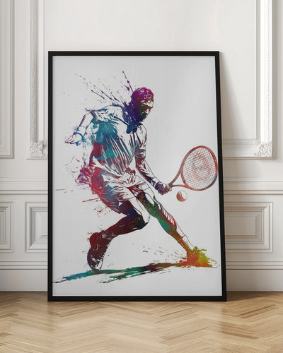 Tennis sport art