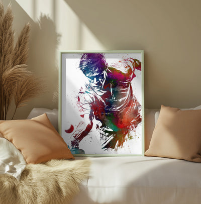 Table tennis sport art