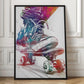 Skateboard sport art