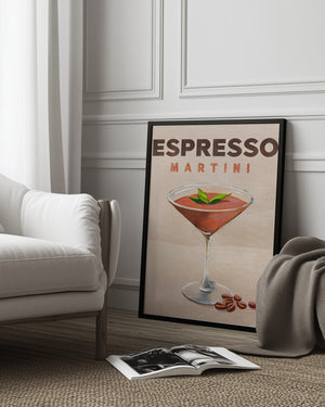 Espresso Martini Cocktail Bar Decor