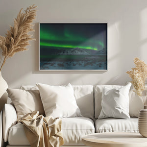 A Photograph and Aurora borealis