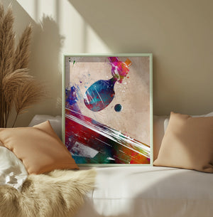 Table tennis sport art