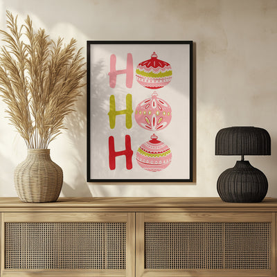 HoHoHo Cheerful little Christmas Illustration