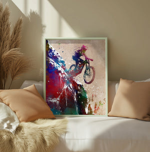 Bmx Biker Sport Digital Art