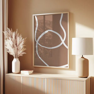 Abstract Lines Mocha 2