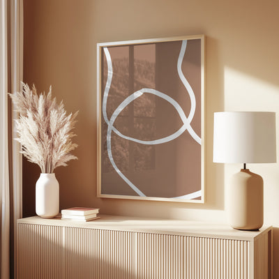 Abstract Lines Mocha 2