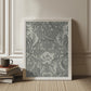 Floral Heritage Morris monochrome stripes grey pattern