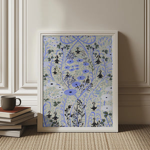 Meadow Scent Periwinkle Pattern