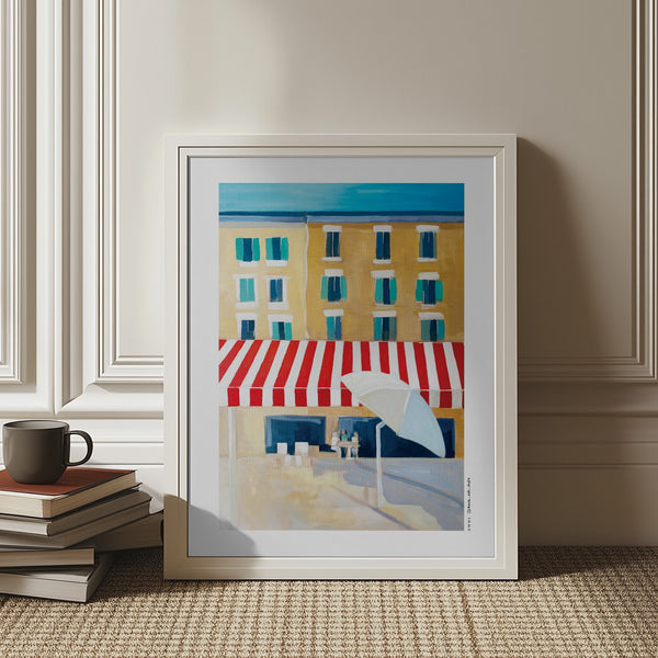 Sunshine &amp; Croissants: French Riviera Summer Painting