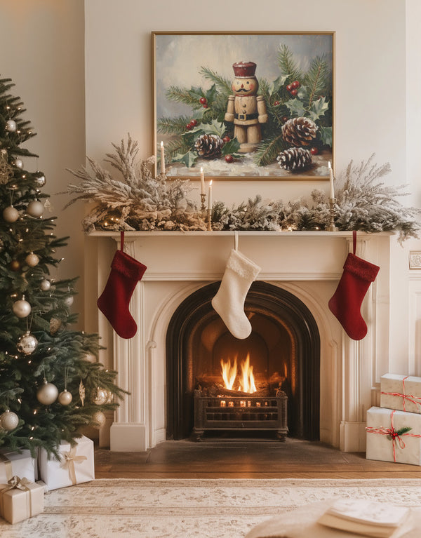 Nutcracker and Pinecones