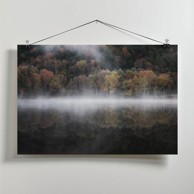 The mystical pond in the autumn 3