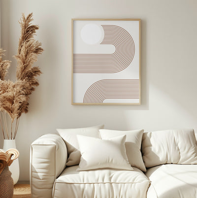 Beige Arc Poster No.2