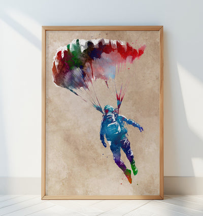 Paratrooper sport art