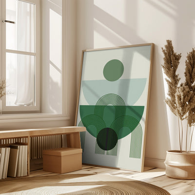 Mid Century In Forest Shades