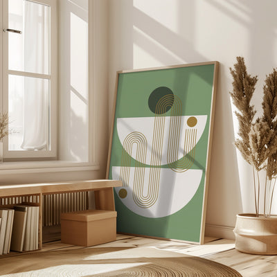 Mid Century In Sage Green