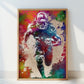 Sport American Football Player Art
