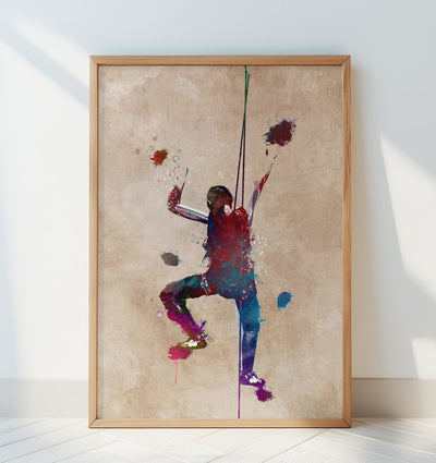 Sport Climber Art