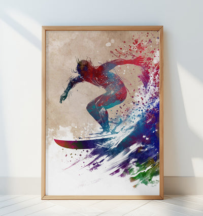 Surfing Sport Art