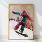 Sport Snowboard art