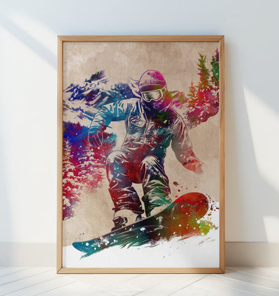 Sport Snowboard art 2