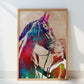 Horse Rider sport art