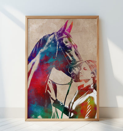 Horse Rider sport art