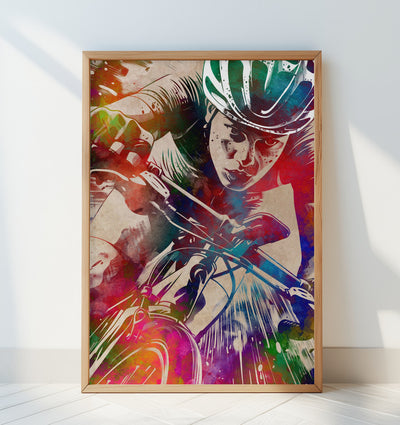 Biker Art Cycling Sport 3