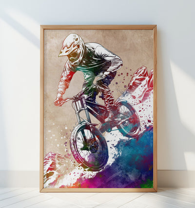 MTB Biker Art Cycling Sport 4