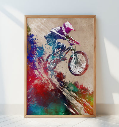MTB Biker Art Cycling Sport 5
