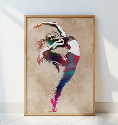 Gymnastics sport art