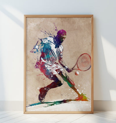 Tennis sport art