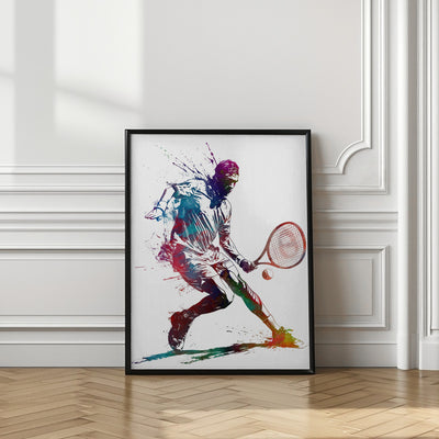 Tennis sport art