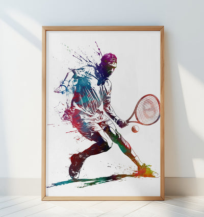 Tennis sport art
