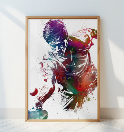 Table tennis sport art
