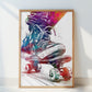 Skateboard sport art