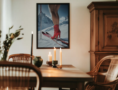 Ski Glamour High Heels