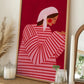 The Woman With the Red Stripes