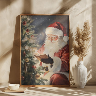 Santa Reading II