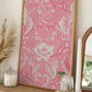Floral Heritage Morris monochrome stripes raspberry red pattern