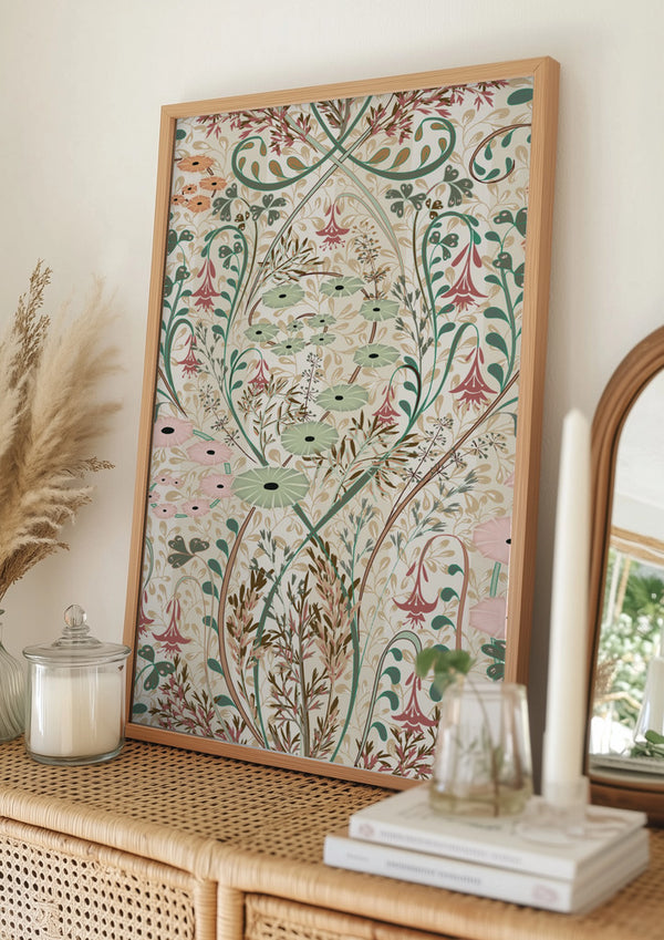 Meadow Scent Earthy Hues Pattern